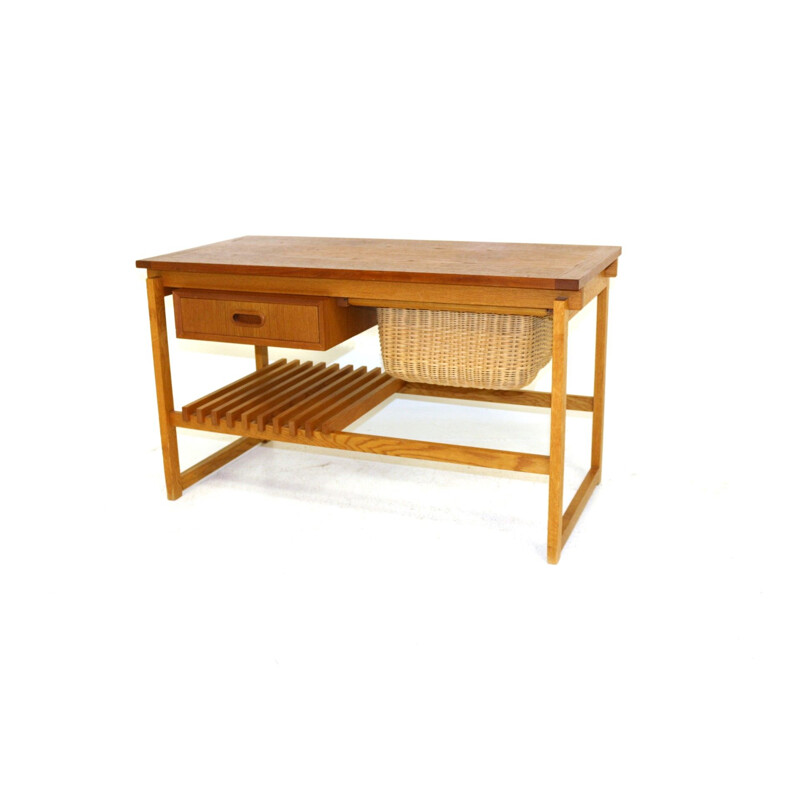 Vintage teak console Sweden 1960s