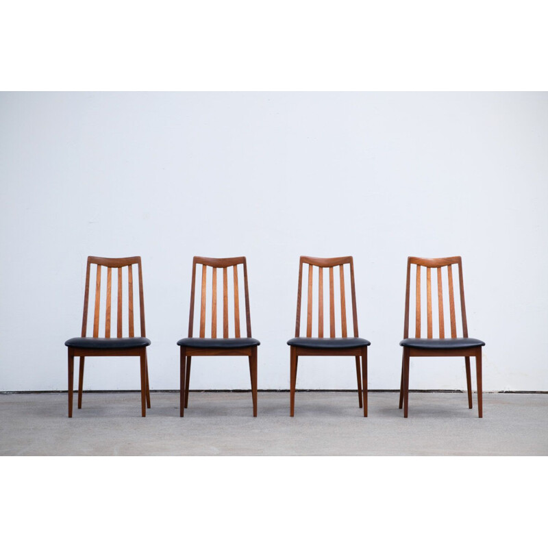 Set of 4 vintage chairs scandinavian GPLAN