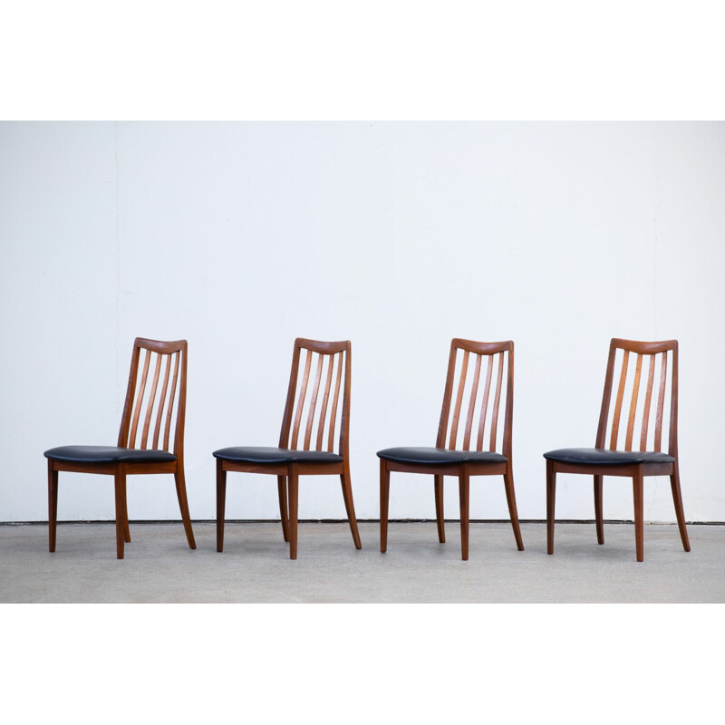 Set of 4 vintage chairs scandinavian GPLAN