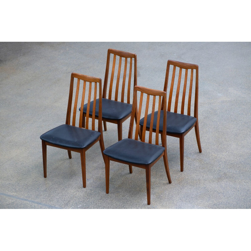 Set of 4 vintage chairs scandinavian GPLAN