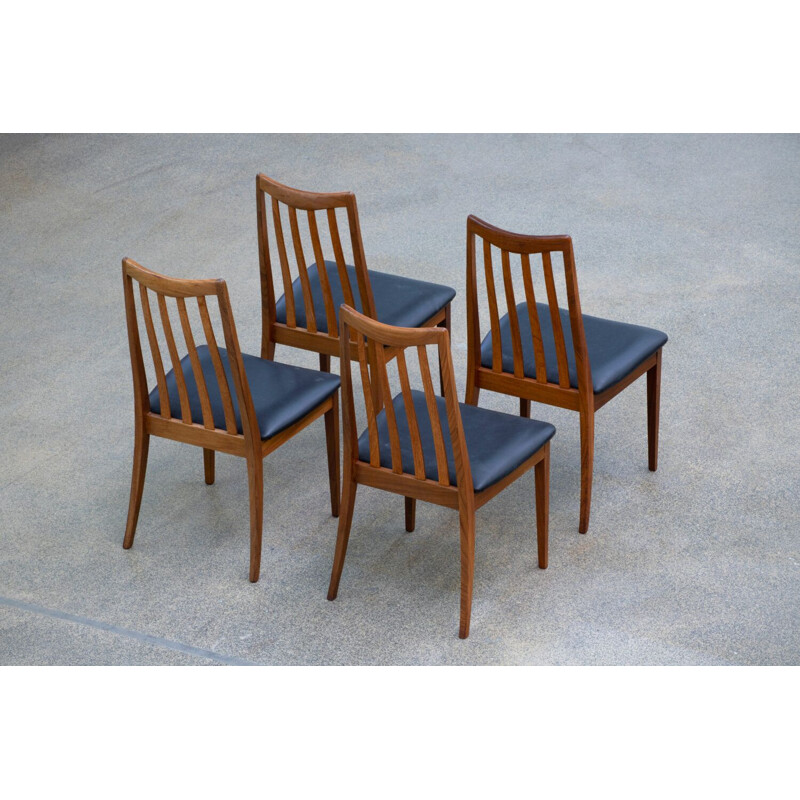 Set of 4 vintage chairs scandinavian GPLAN