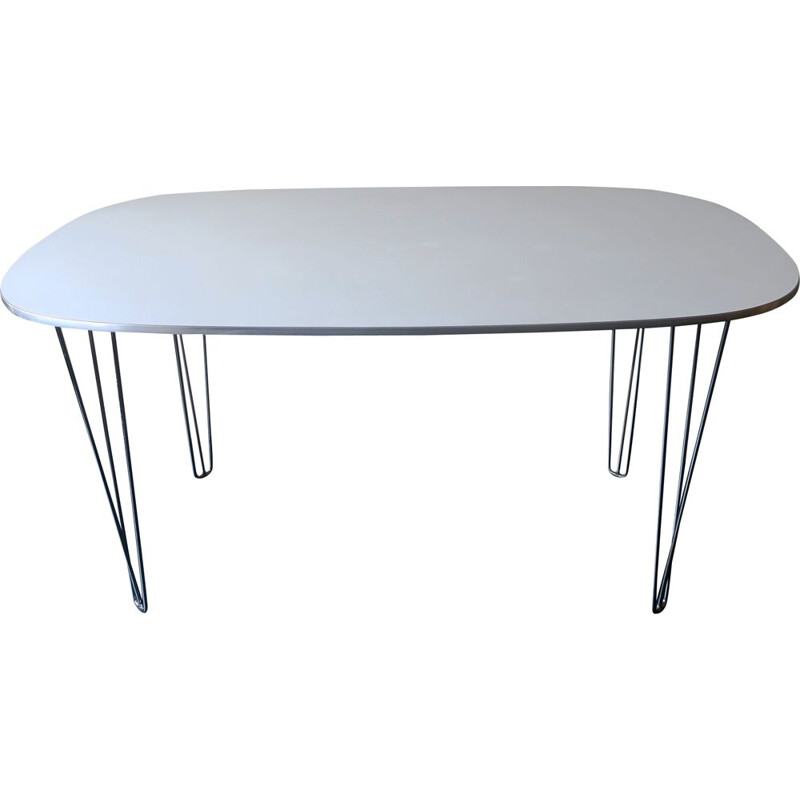 Vintage table with pin legs, Denmark 1970