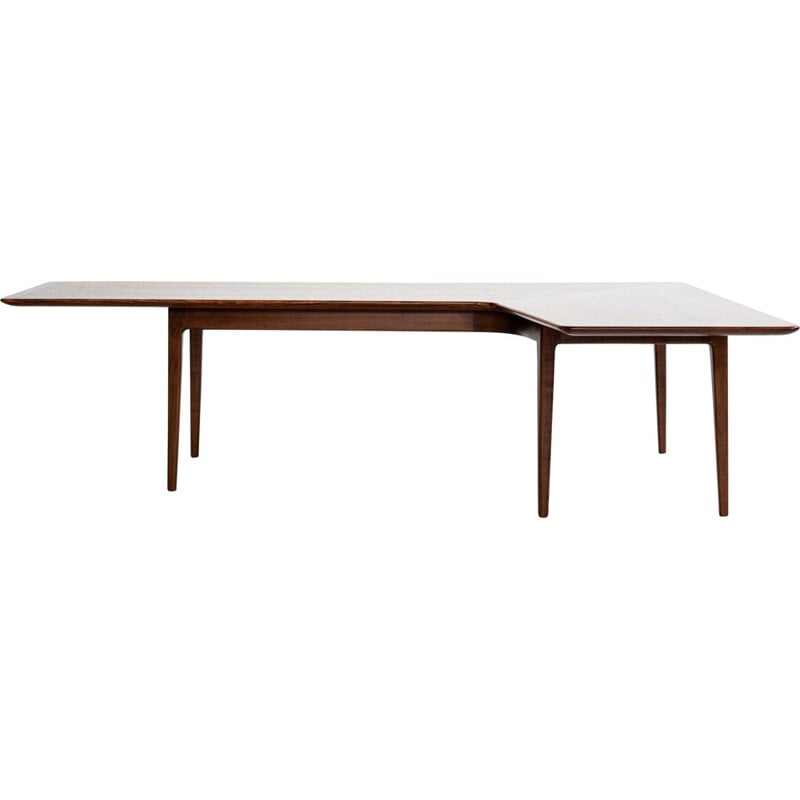 Vintage Boomerang coffee table in rosewood, Denmark 1960