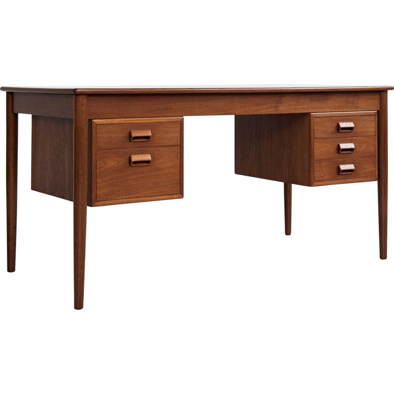 Vintage teak desk by Børge Mogensen for Søborg 1960