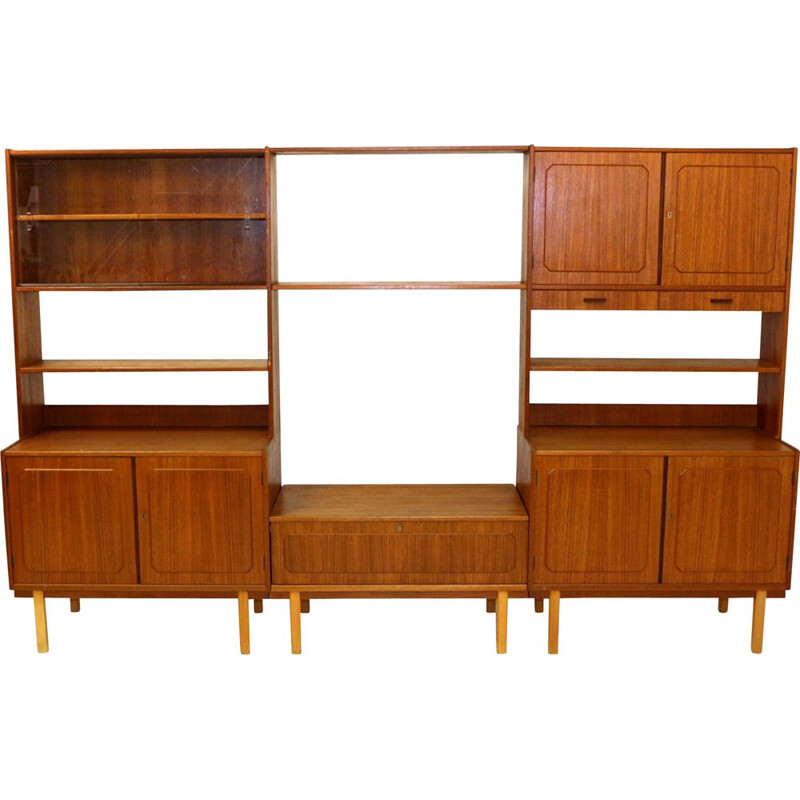 Vintage teak bookcase, Sweden 1960