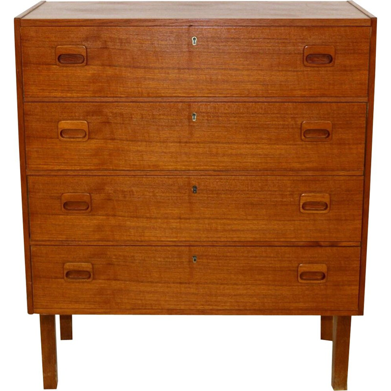 Vintage teak chest of drawers Sweden 1960s