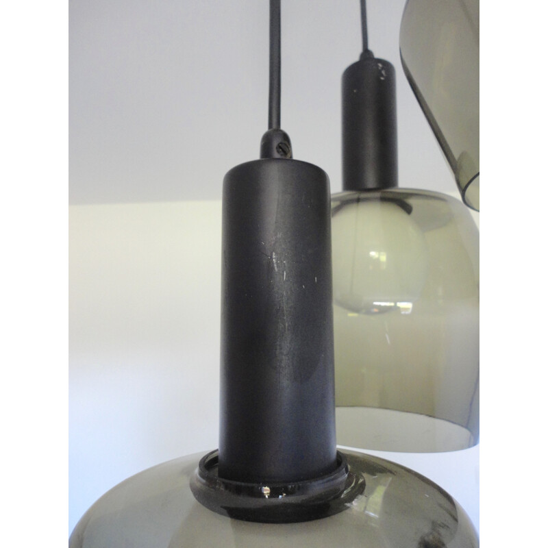 Idman Finnish pendant light in glass, Tapio WIRKKALA - 1950s