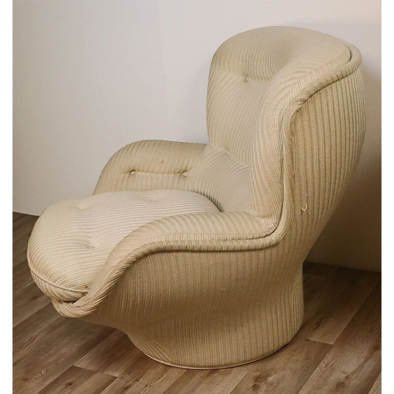 Paire de fauteuils vintage Karaté de Michel Cadestin 1970