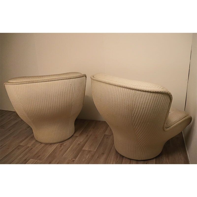 Pair of vintage Karate armchairs by Michel Cadestin 1970s