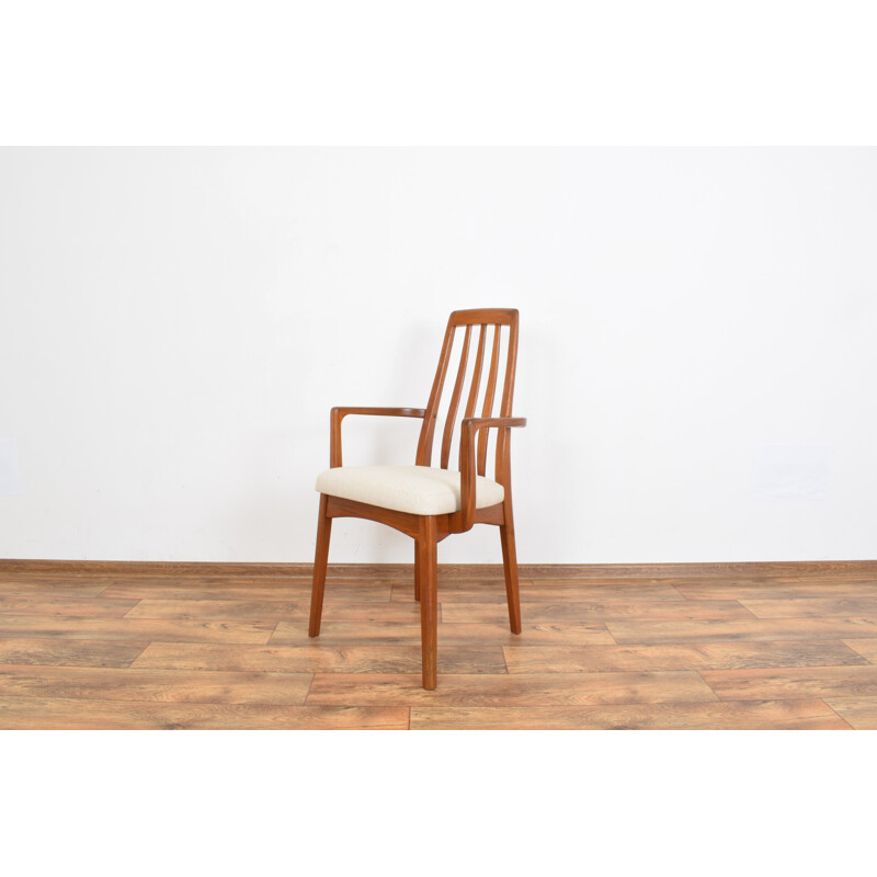 Set of 8 vintage teak chairs by Benny Linden 1970s