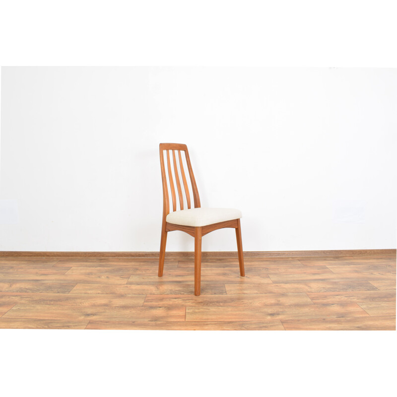 Set of 8 vintage teak chairs by Benny Linden 1970s