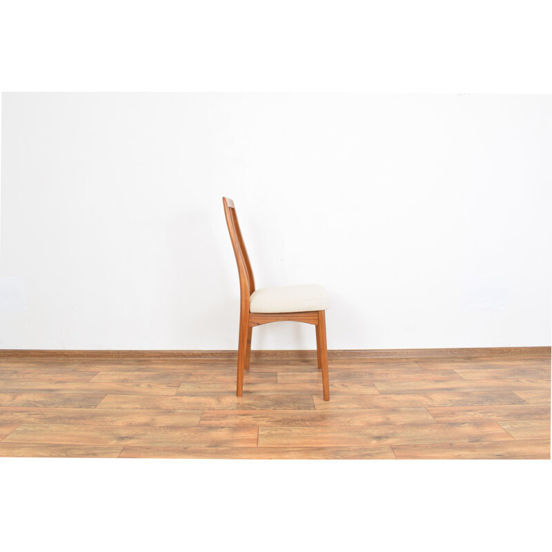 Set of 8 vintage teak chairs by Benny Linden 1970s