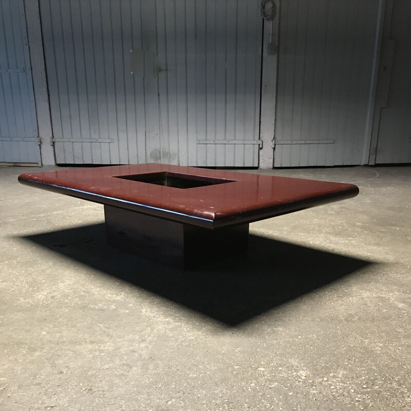 Mesa de centro vintage de Jean Claude Mahey, 1970