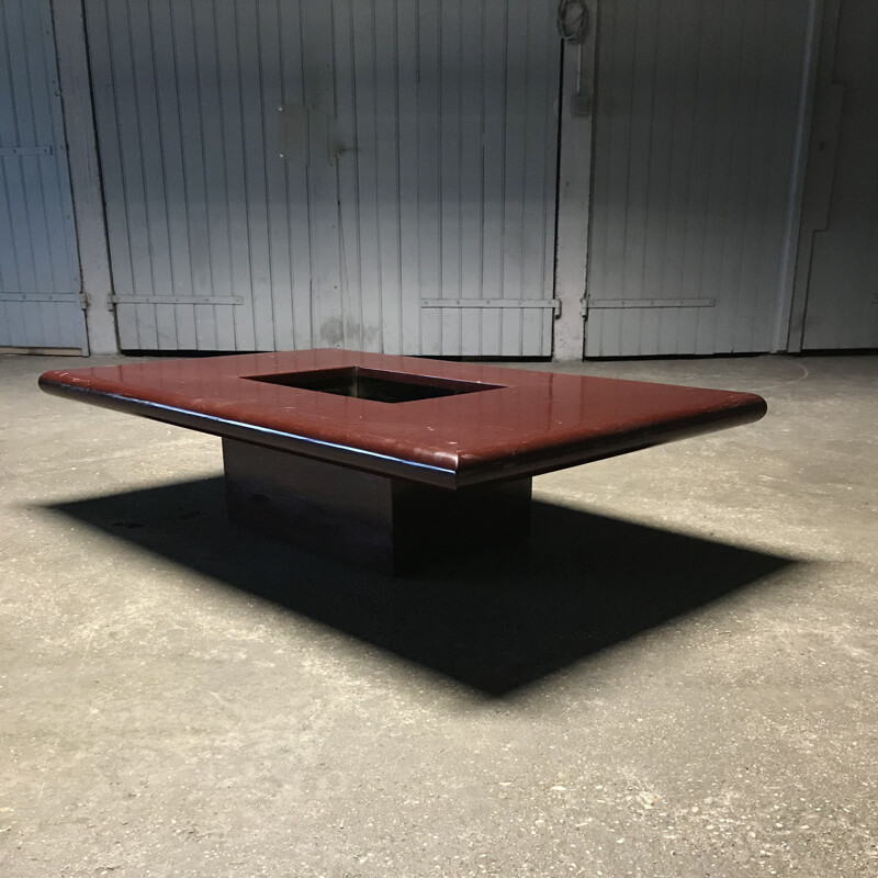 Vintage coffee table by Jean Claude Mahey, 1970