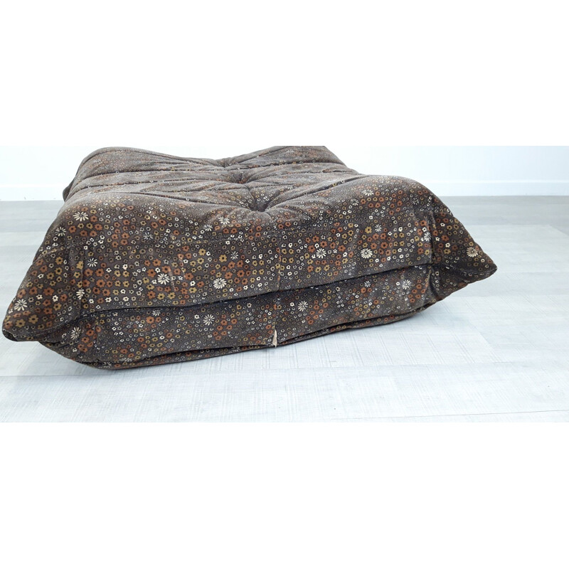 Pouf Togo vintage par M. Ducaroy Ligne Roset 1970