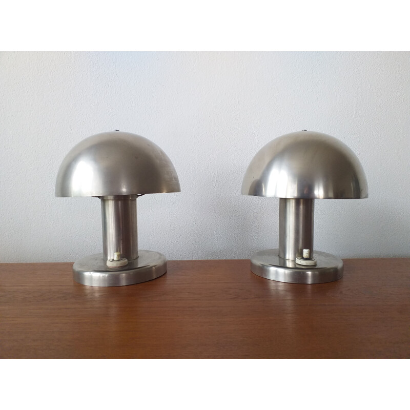 Paar Bauhaus tafellampen van Franta Anyz 1930