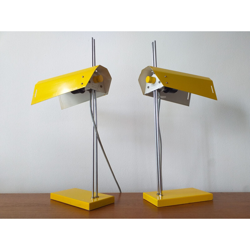 Pair of table lamps by Lidokov 1970s