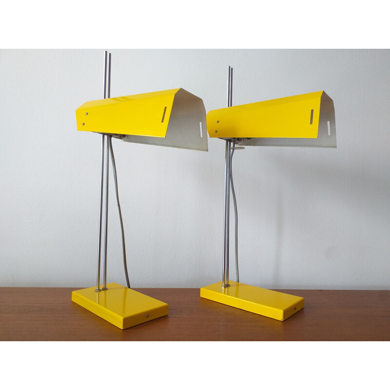 Pair of table lamps by Lidokov 1970s