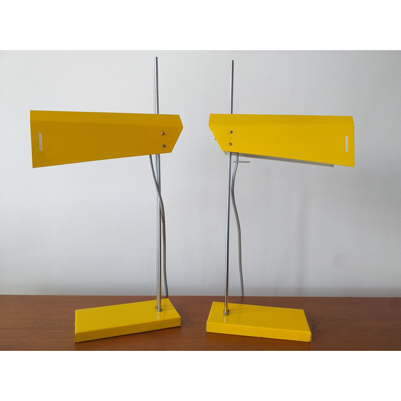 Pair of table lamps by Lidokov 1970s