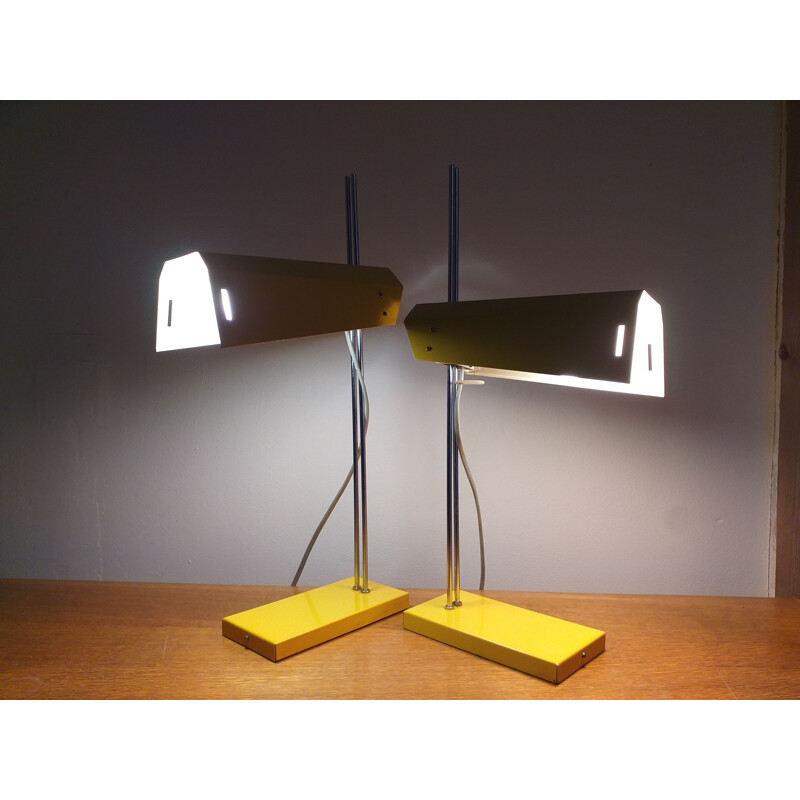 Pair of table lamps by Lidokov 1970s