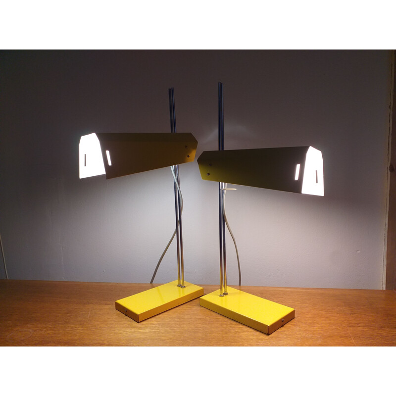 Pair of table lamps by Lidokov 1970s