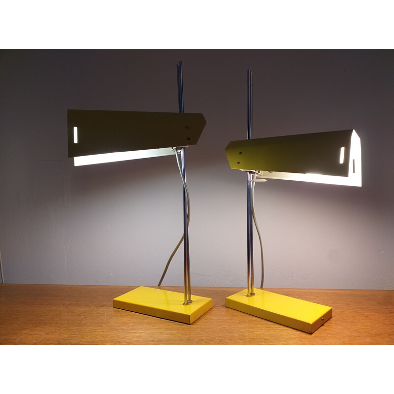 Pair of table lamps by Lidokov 1970s