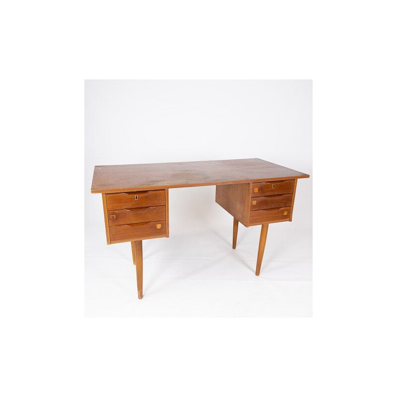 Vintage-Schreibtisch aus Teakholz Dänemark 1960