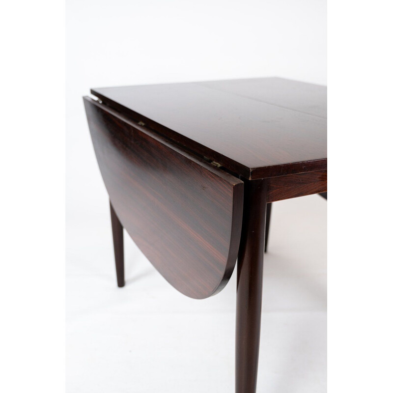 Vintage rosewood table with extensions by Arne Vodder 1960s