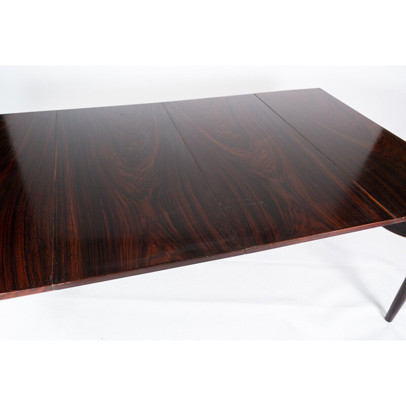 Vintage rosewood table with extensions by Arne Vodder 1960s