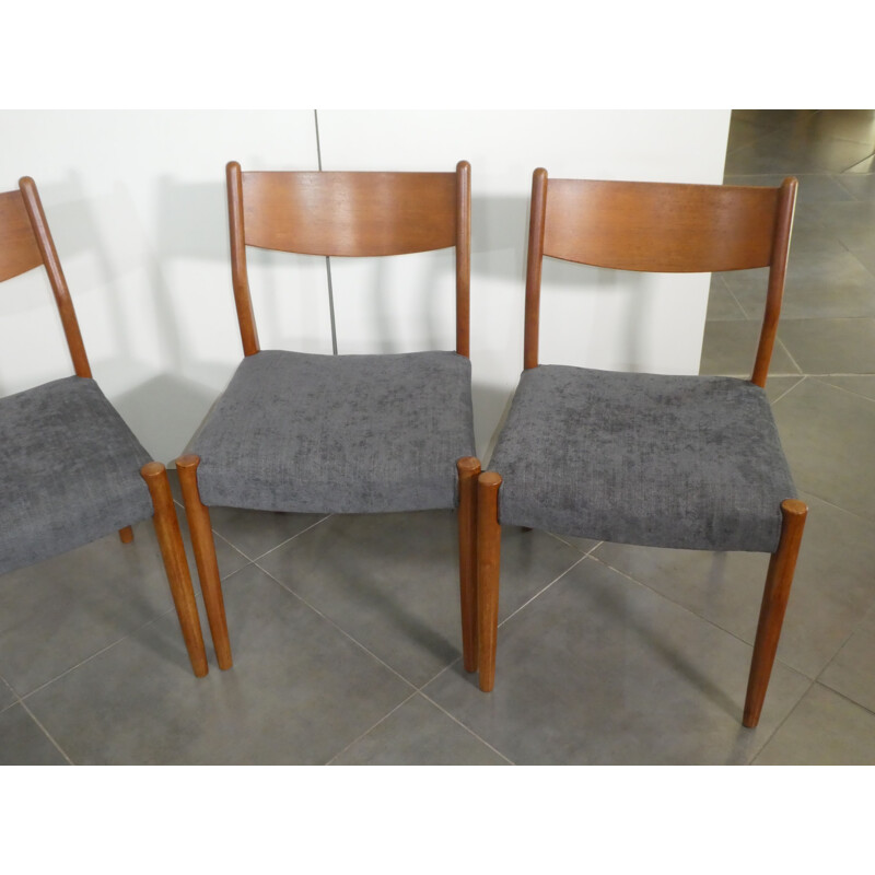 Set of 4 vintage chairs by Cees Braakman 1960s