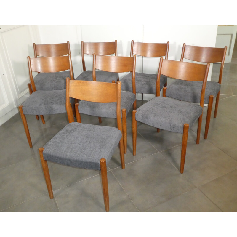 Ensemble de 4 chaises vintage par Cees Braakman 1960
