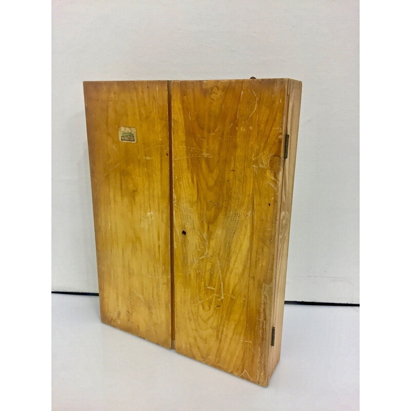 Vintage wooden toolbox 1940s