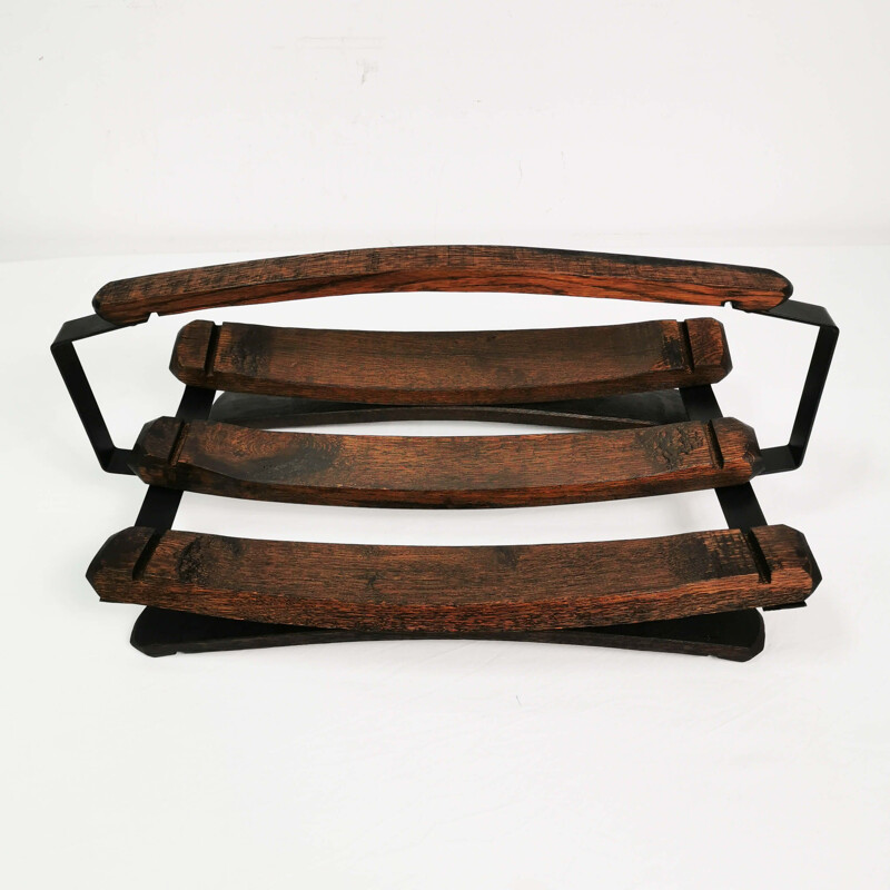 Vintage firewood basket Germany 1990s