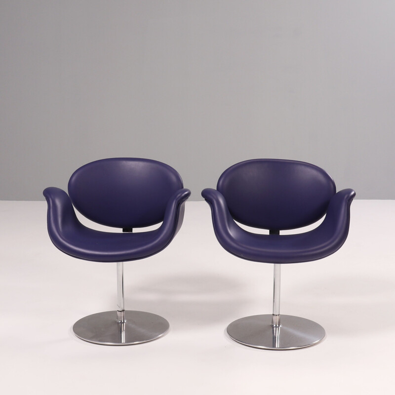 Pair of vintage swivel armchairs by Pierre Paulin, 1965