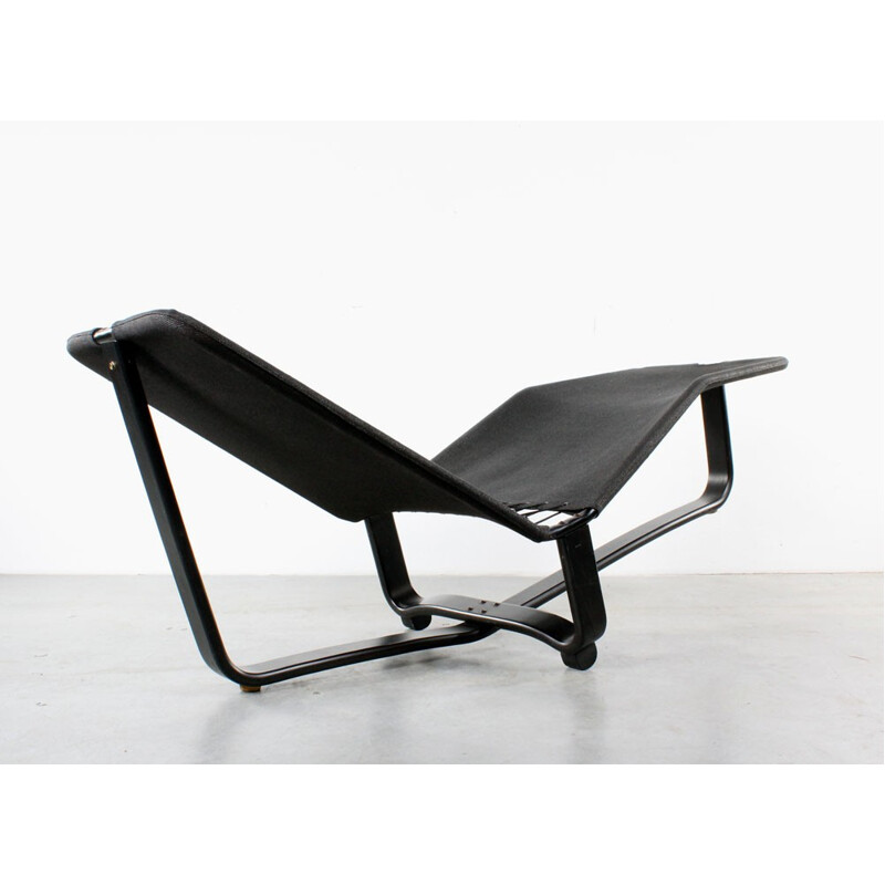 Chaise longue scandinave Westnofa en cuir vert, Ingmar & Knut RELLING - 1980