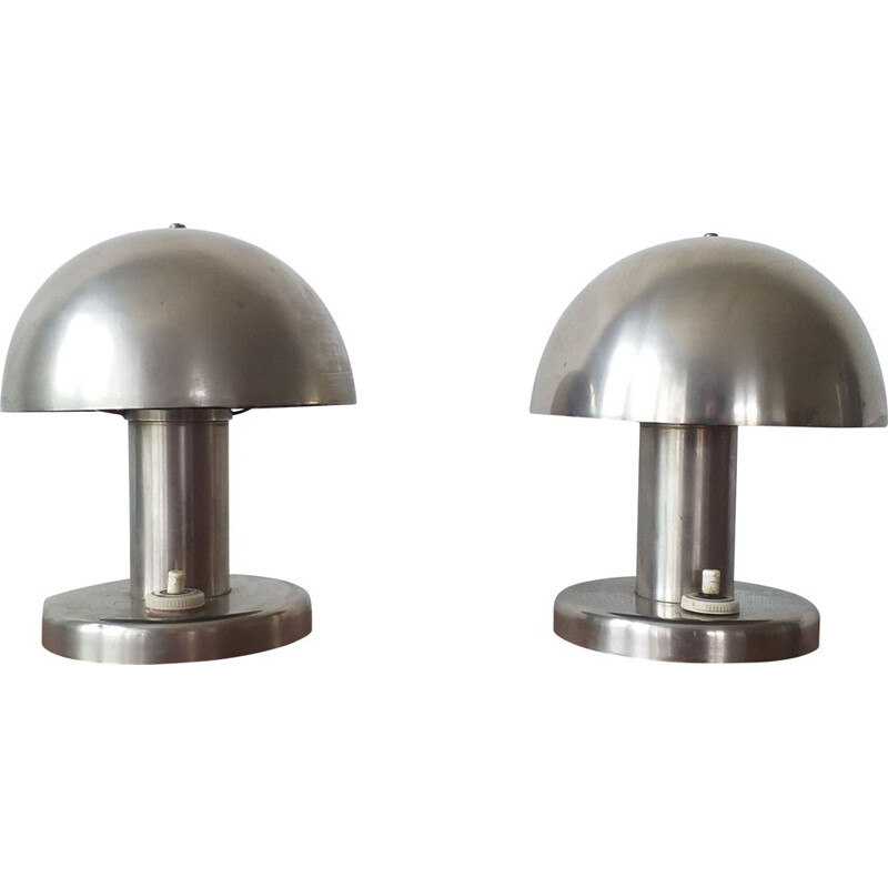 Paire de lampes de table Bauhaus par Franta Anyz 1930