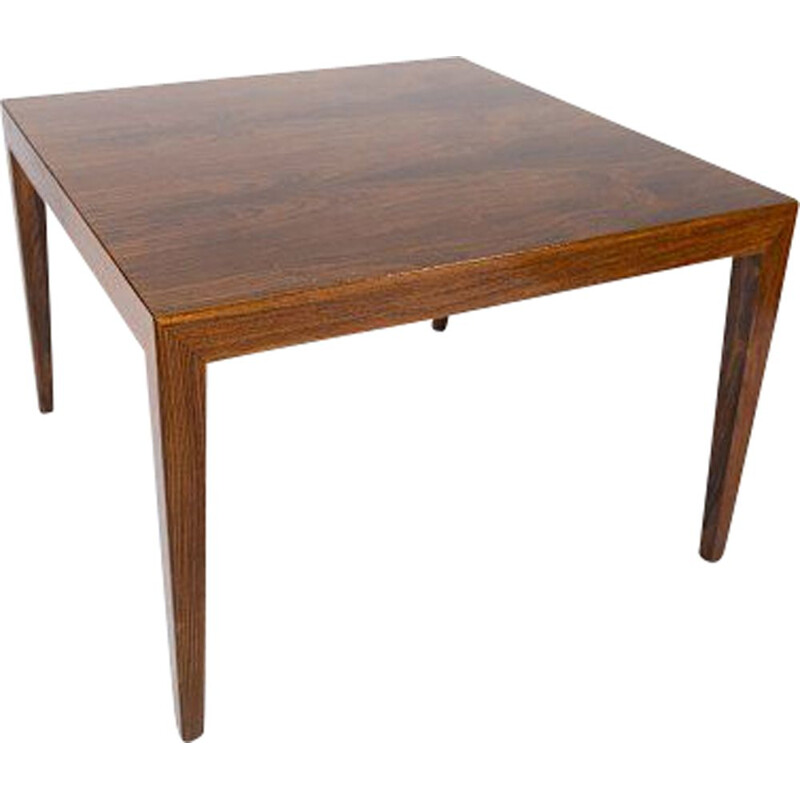 Vintage rosewood coffee table by Severin Hansen, 1960