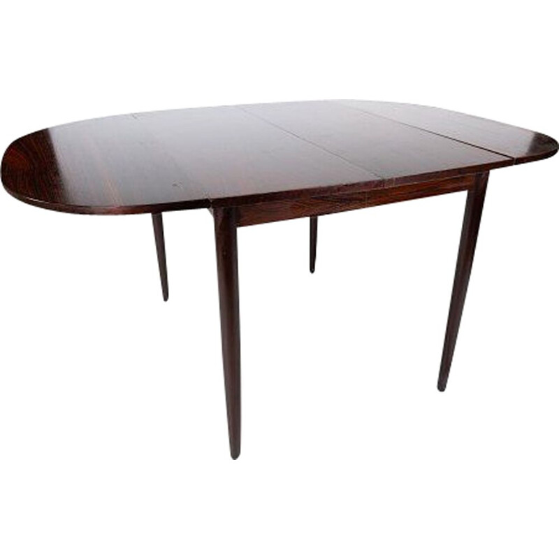 Table vintage en palissandre avec extensions  par Arne Vodder 1960