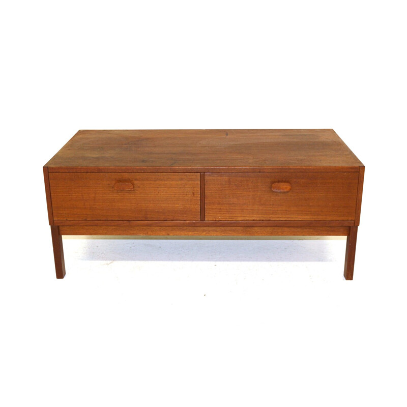 Vintage teak console Sweden 1960s