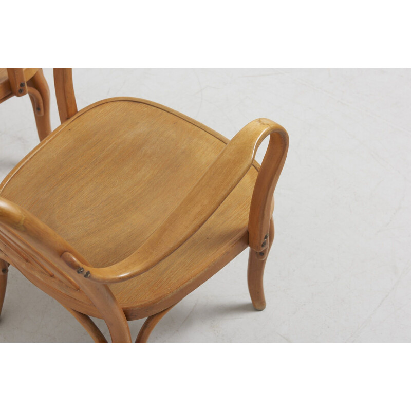 Paar vintage fauteuils van Josef Frank voor Thonet, Oostenrijk 1930