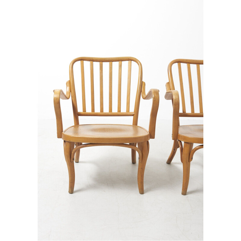 Pair of vintage armchairs by Josef Frank for Thonet, Austria 1930