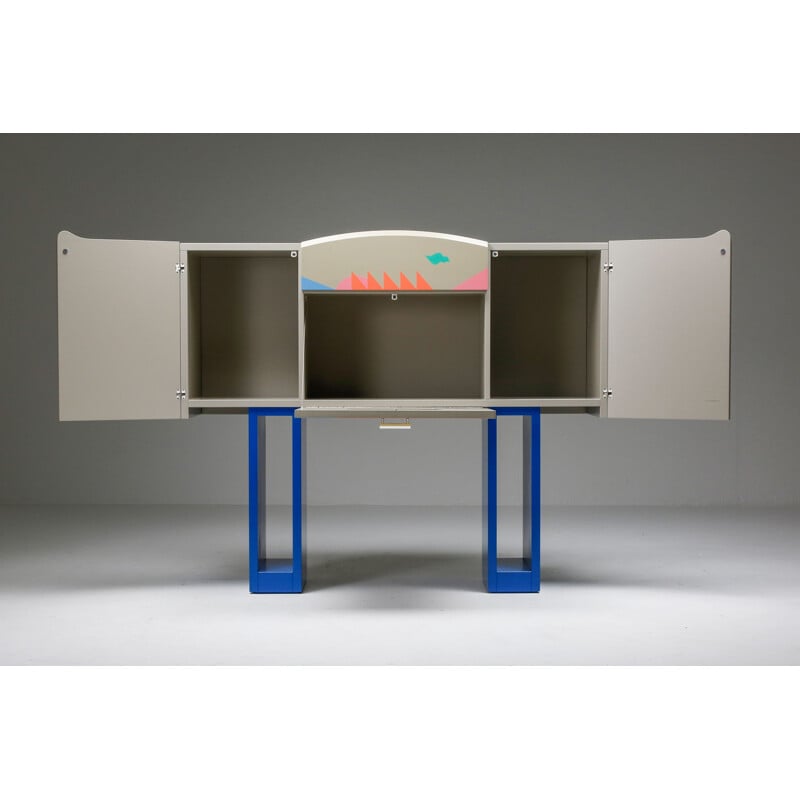 Vintage bar cabinet "Cantaride", Alessandro Mendini for Zanotta Italy 1984