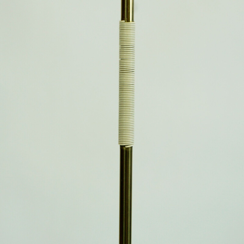 Vintage brass floor lamp by J.T. Kalmar 1960s