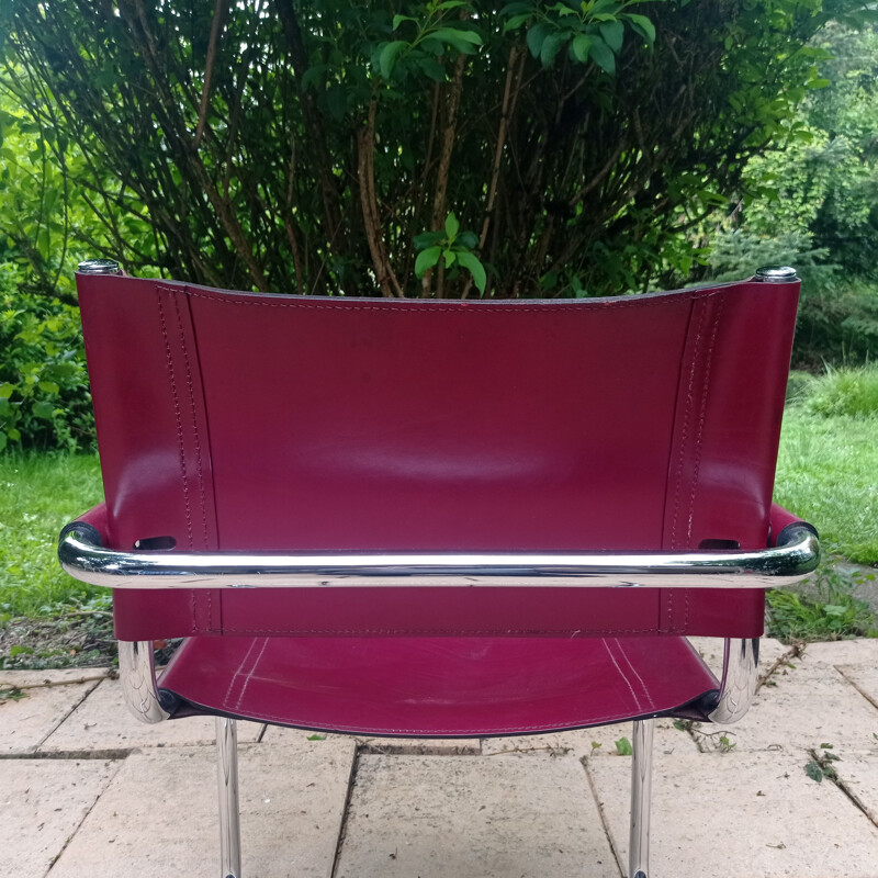 Série de 4 fauteuils vintage de Marcel Breuer 1980