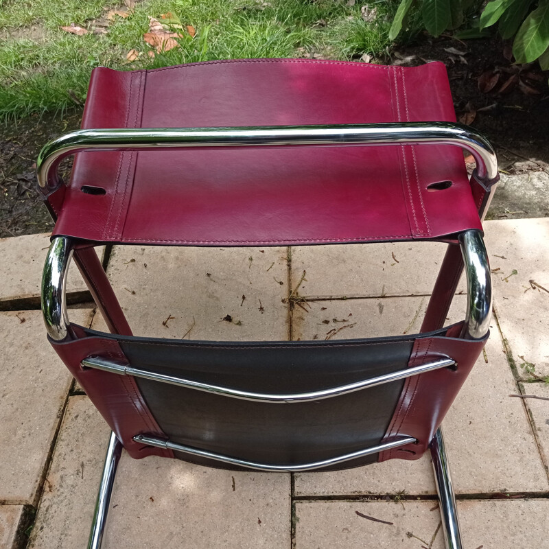 Set of 4 vintage armchairs by Marcel Breuer 1980s