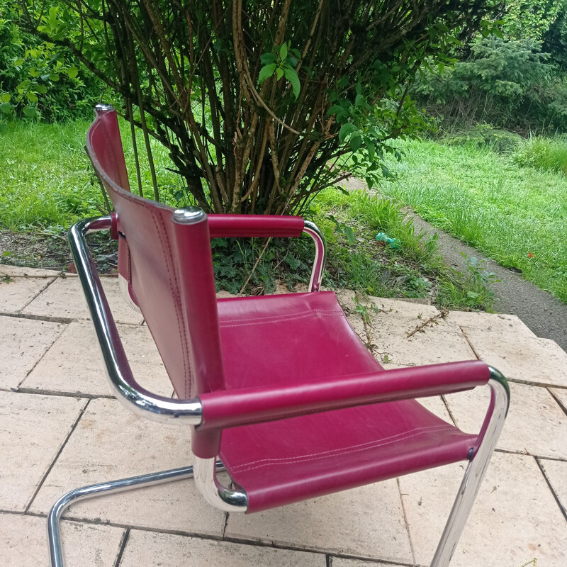 Série de 4 fauteuils vintage de Marcel Breuer 1980