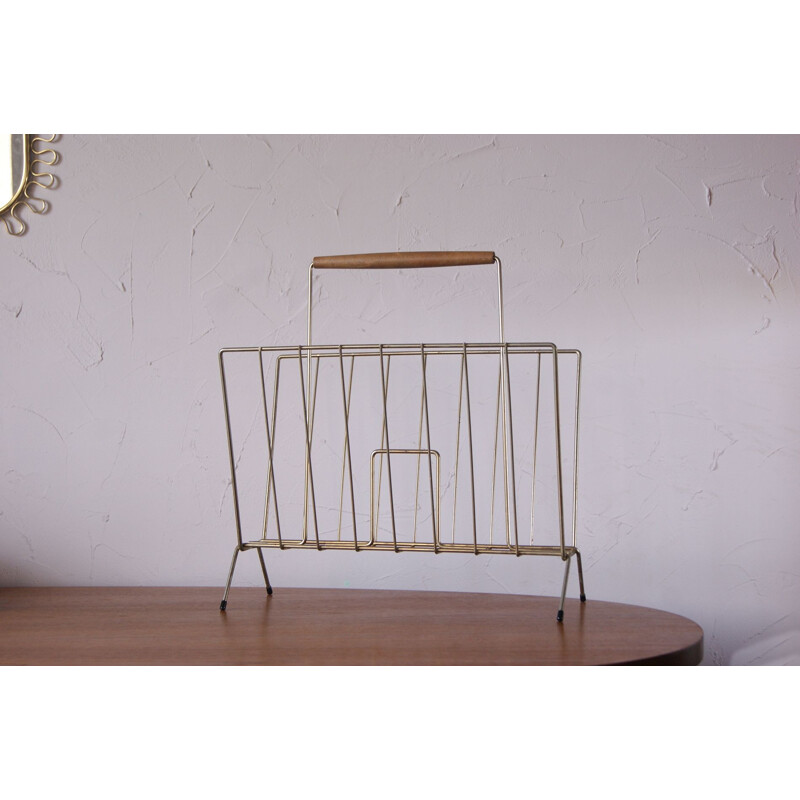 Vintage magazine rack 1960s