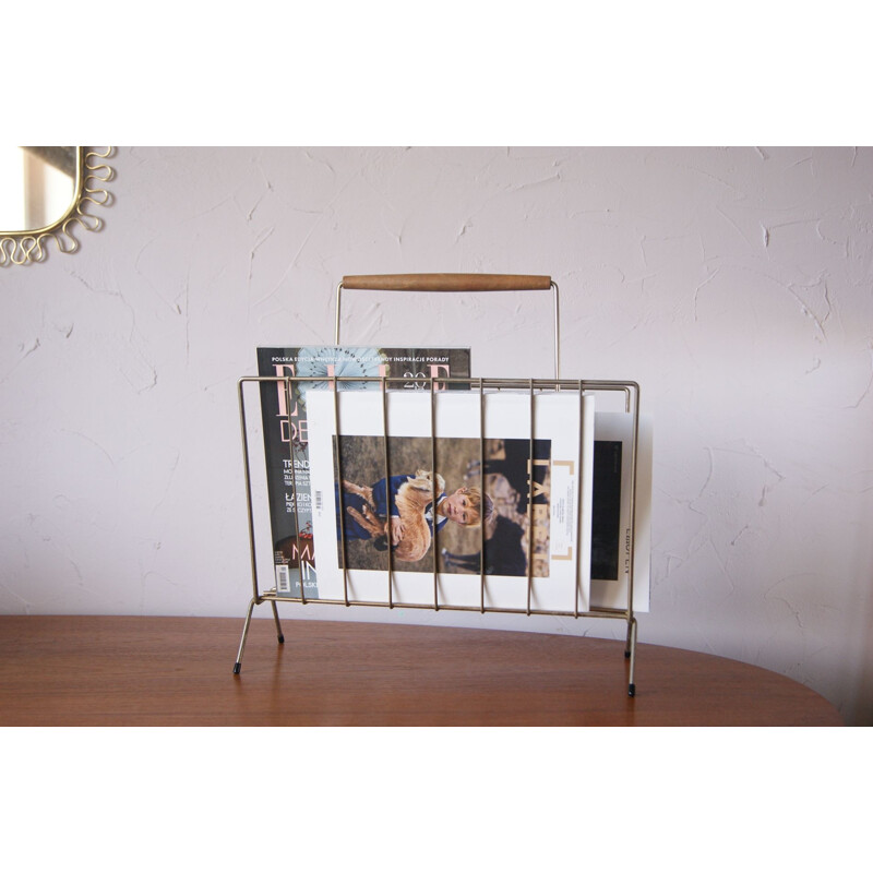 Vintage magazine rack 1960s