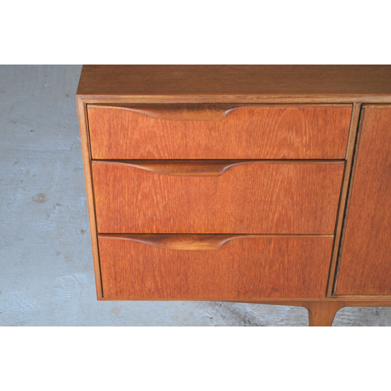 Vintage teak sideboard by Tom Robertson for McIntosh, Scotland, circa 1960s. 