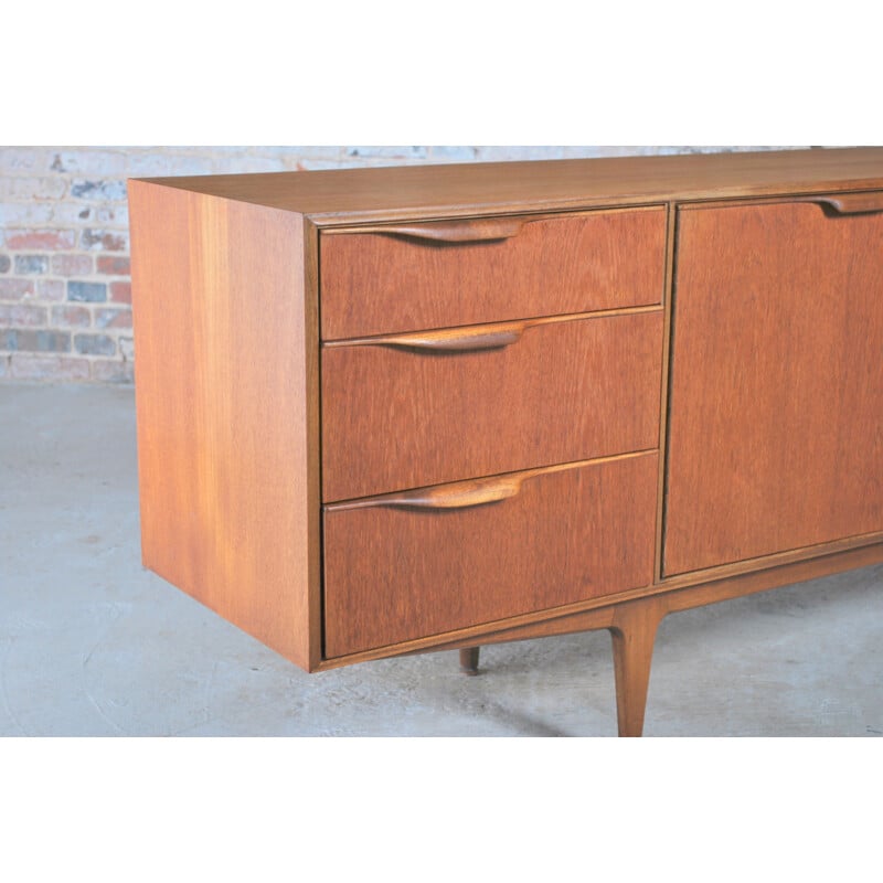 Vintage teak sideboard by Tom Robertson for McIntosh, Scotland, circa 1960s. 